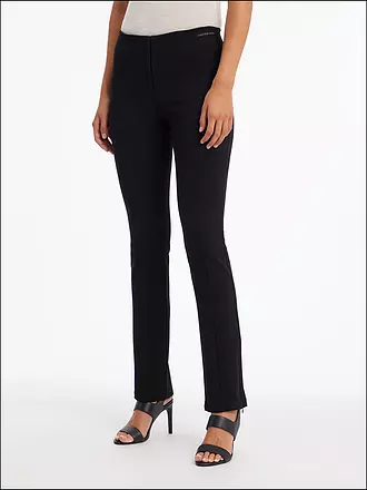 CALVIN KLEIN JEANS | Pantalon taille haute coupe slim | schwarz